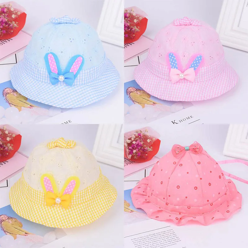 Newborn Baby Hat Cute Bunny Bowknot Baby Girl Hat Princess Infant Toddler Bucket Hat Kids Girls Summer Sun Hats Caps
Newborn Baby Hat Cute Bunny Bowknot Baby Girl Hat Princess Infant Toddler Bucket Hat Kids Girls Summer Sun Hats Caps