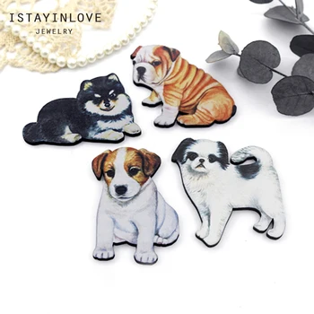 Handmade Jewelry Making Supplies Beads Laser Cut Wooden Animal Charms Dogs For DIY Necklace Earring Brooch CW094 4 
Handmade Jewelry Making Supplies Beads Laser Cut Wooden Animal Charms Dogs For DIY Necklace Earring Brooch CW094 4