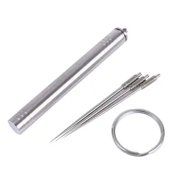 Hot Professional High Quality Portable Titanium Alloy Waterproof Toothpick Tube With a Key Ring Outdoor Traveling Tool New Style
Hot Professional High Quality Portable Titanium Alloy Waterproof Toothpick Tube With a Key Ring Outdoor Traveling Tool New Style