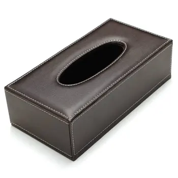 TOYL Portable Leather Rectangular Tissue Cover Box Holders Case Pumping Paper Hotel Home Car Gift Brown
TOYL Portable Leather Rectangular Tissue Cover Box Holders Case Pumping Paper Hotel Home Car Gift Brown