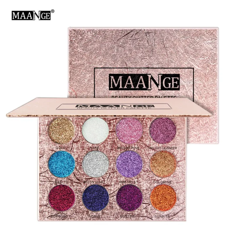 MAANGE 12 Colors Diamond Glitters Metallic Eye Shadow Powder Golden Magnet Palette Pressed Shiny Makeup Faced Cosmetic
MAANGE 12 Colors Diamond Glitters Metallic Eye Shadow Powder Golden Magnet Palette Pressed Shiny Makeup Faced Cosmetic