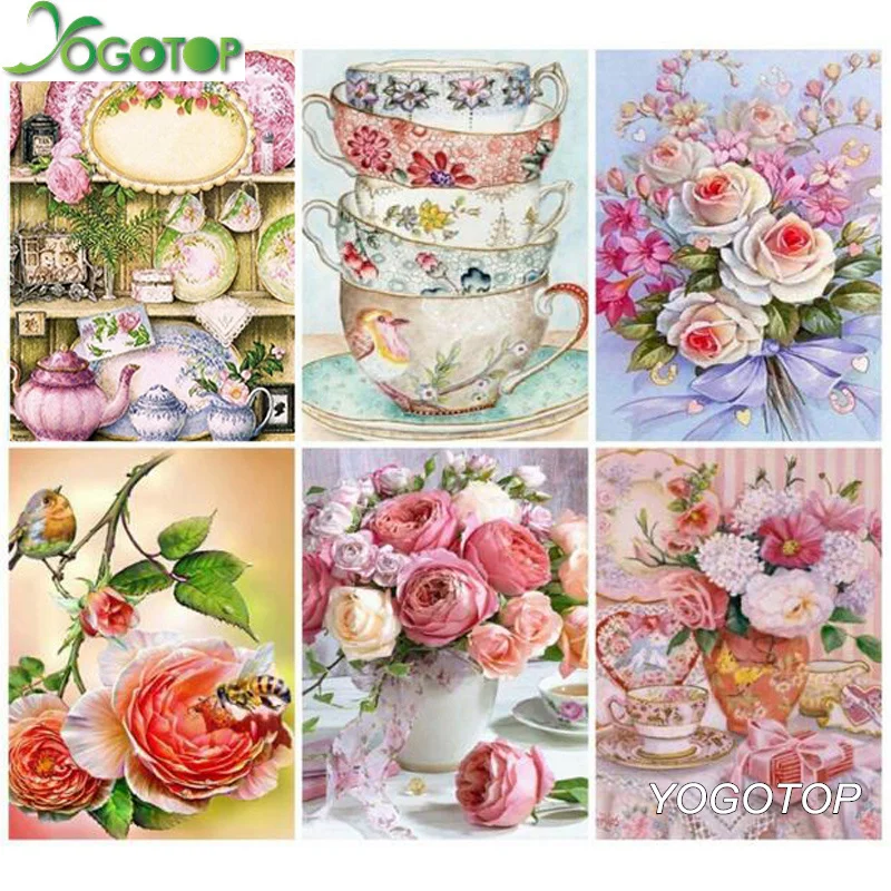 YOGOTOP Full Diamond Painting pink rose flower 5d DIY Handmade Mosaic Embroidery Decor Picture Of Rhinestone art peony Cup YY943
YOGOTOP Full Diamond Painting pink rose flower 5d DIY Handmade Mosaic Embroidery Decor Picture Of Rhinestone art peony Cup YY943