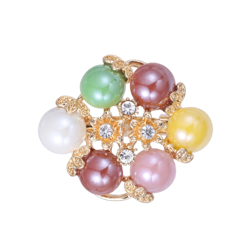 WEIMANJINGDIAN New Arrival Beautifl Colorful Simulated Pearl Flower Bijoux Metal Brooch Lapel Pins
WEIMANJINGDIAN New Arrival Beautifl Colorful Simulated Pearl Flower Bijoux Metal Brooch Lapel Pins