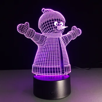 Christmas Snowman 7 Color Lamp 3d Visual Led Night Lights For Kid Touch Usb Table Lampara Lampe Baby Sleeping Nightlight Usb Led
Christmas Snowman 7 Color Lamp 3d Visual Led Night Lights For Kid Touch Usb Table Lampara Lampe Baby Sleeping Nightlight Usb Led