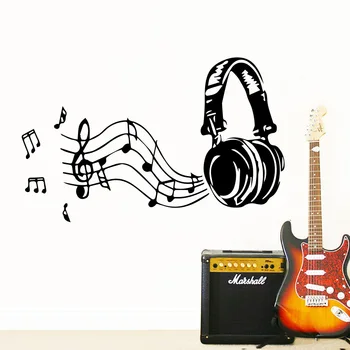 Art Music Headphones Vinyl Wall Stickers for kids room Decoration Bedroom Decor Wallpaper Mural wallstickers wallpaper
Art Music Headphones Vinyl Wall Stickers for kids room Decoration Bedroom Decor Wallpaper Mural wallstickers wallpaper