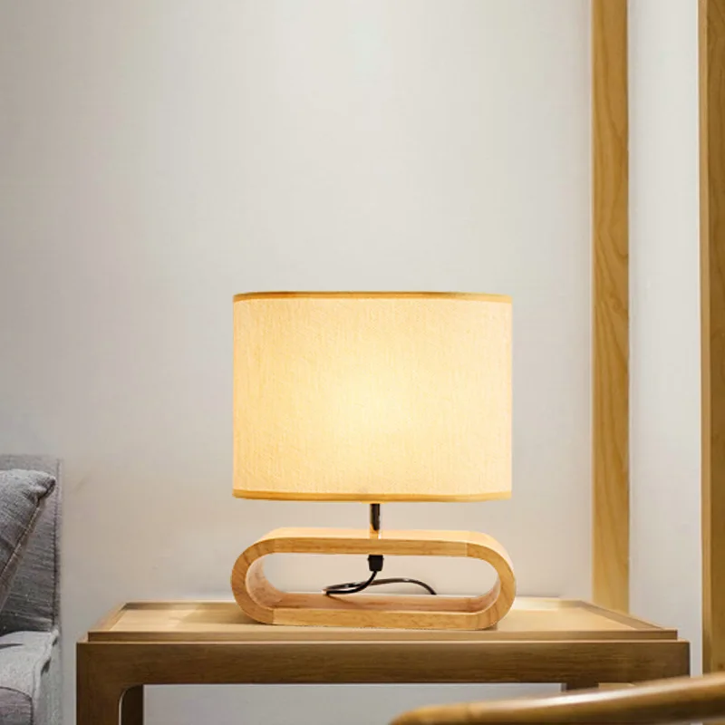 Creative home wood bedside lamp Nordic minimalist decorative fabric small table lamp WF4171051
Creative home wood bedside lamp Nordic minimalist decorative fabric small table lamp WF4171051