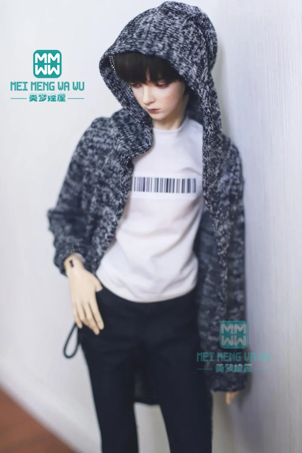 BJD accessories doll clothes fit 68--75cm BJD uncle fashion Hooded cardigan, T-shirt, casual pants
BJD accessories doll clothes fit 68--75cm BJD uncle fashion Hooded cardigan, T-shirt, casual pants