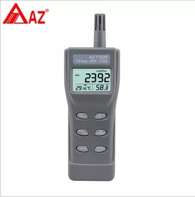 AZ77535 Carbon Dioxide Detector CO2 Tester Meter Monitor Analyzer with Temperature and Humidity Points
AZ77535 Carbon Dioxide Detector CO2 Tester Meter Monitor Analyzer with Temperature and Humidity Points