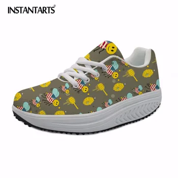 INSTANTARTS Women Fitness Toning Shoes Lightweight Sport Platform Wedge Slimming Shoes Summer Breathable Mesh Shaping Swing Shoe
INSTANTARTS Women Fitness Toning Shoes Lightweight Sport Platform Wedge Slimming Shoes Summer Breathable Mesh Shaping Swing Shoe