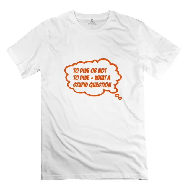 dive men t shirtspecial gift 100% cotton clothing