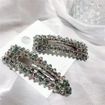 1PC New Fashion Geometric Rectangel Waterdrop Hair Clips Women Colorful Crystal Rhinestones Beads Hairpins Hair Accessories
1PC New Fashion Geometric Rectangel Waterdrop Hair Clips Women Colorful Crystal Rhinestones Beads Hairpins Hair Accessories