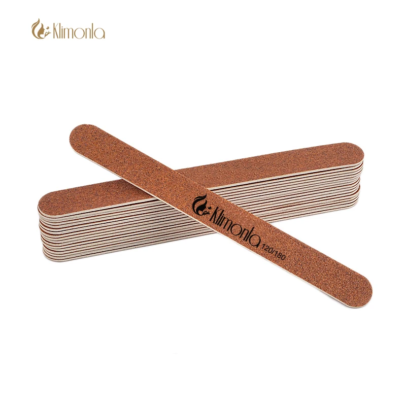Klimonla 10pcs/Set Brown Wooden Sandpaper Nail File Double-sided Washable 120/180 Sanding Buffer Nail Art Tools For Salon
Klimonla 10pcs/Set Brown Wooden Sandpaper Nail File Double-sided Washable 120/180 Sanding Buffer Nail Art Tools For Salon