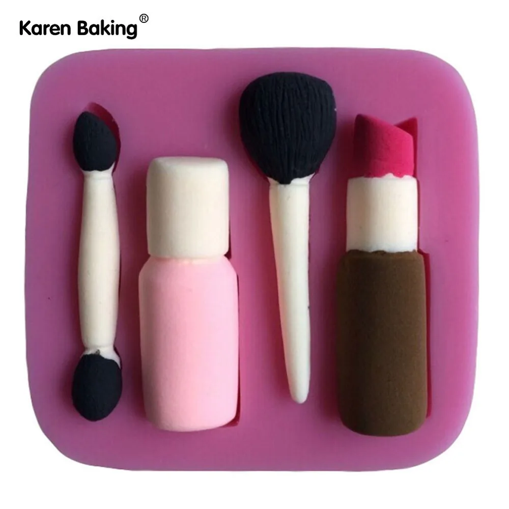 Beautiful And Fashion Makeup Tools Design Fondant Cake Molds Tools Soap Chocolate Mould Bakeware -C370
Beautiful And Fashion Makeup Tools Design Fondant Cake Molds Tools Soap Chocolate Mould Bakeware -C370