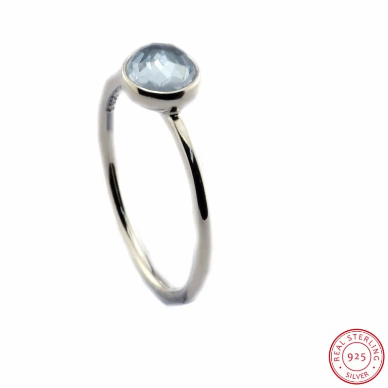 March Droplet Birthstone Aqua Blue Crystal Rings for Women Silver 925 Jewelry Purity & Honesty FLR102(3)
March Droplet Birthstone Aqua Blue Crystal Rings for Women Silver 925 Jewelry Purity & Honesty FLR102(3)