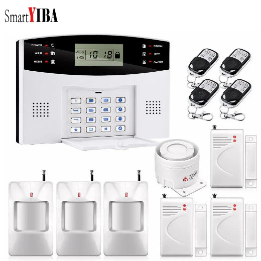 SmartYIBA Wireless SIM Card Burglar GSM ALARM SYSTEM Outdoor Siren with Auto Dial Smart LCD Voice Home Security Siren Alarm Kits
SmartYIBA Wireless SIM Card Burglar GSM ALARM SYSTEM Outdoor Siren with Auto Dial Smart LCD Voice Home Security Siren Alarm Kits