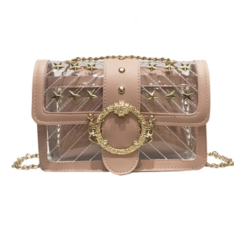 Transparent Jelly bag 2019 Fashion New High Quality PVC Women's Designer Handbag Cute Girl Lock Chain Shoulder Messenger bags
Transparent Jelly bag 2019 Fashion New High Quality PVC Women's Designer Handbag Cute Girl Lock Chain Shoulder Messenger bags