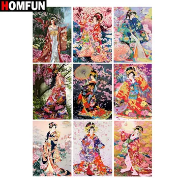 HOMFUN Full Square/Round Drill 5D DIY Diamond Painting "Beauty character" 3D Embroidery Cross Stitch 5D Home Decor Gift
HOMFUN Full Square/Round Drill 5D DIY Diamond Painting "Beauty character" 3D Embroidery Cross Stitch 5D Home Decor Gift