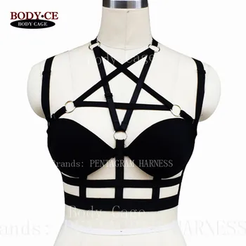 WomenS Gothic Body Harness Caged Bralette Black Bondage Body Cage Vest Design Full Cup Body Shaping Underwear
WomenS Gothic Body Harness Caged Bralette Black Bondage Body Cage Vest Design Full Cup Body Shaping Underwear