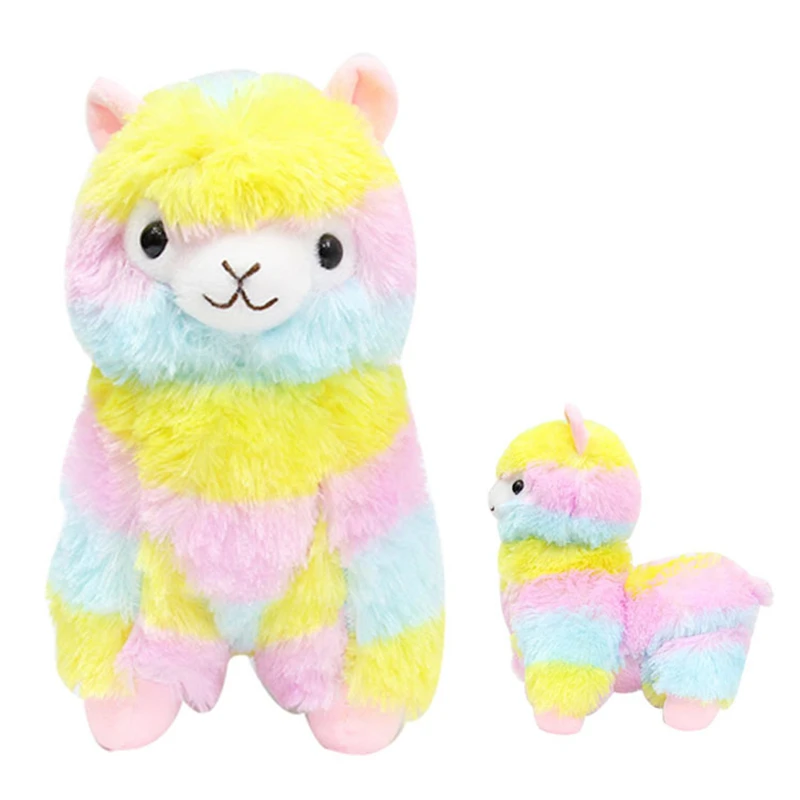 Rainbow Alpaca Stuffed Plush Toy Soft Cotton Doll Rainbow Horse Lama Animals Toys For Children Birthday Christmas Gifts
Rainbow Alpaca Stuffed Plush Toy Soft Cotton Doll Rainbow Horse Lama Animals Toys For Children Birthday Christmas Gifts