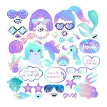 Little Mermaid Party Favors DIY Mr Mrs Photobooth Props Let's Be Mermaid Party Decorations Wedding Baby Shower Party Supplies
Little Mermaid Party Favors DIY Mr Mrs Photobooth Props Let's Be Mermaid Party Decorations Wedding Baby Shower Party Supplies