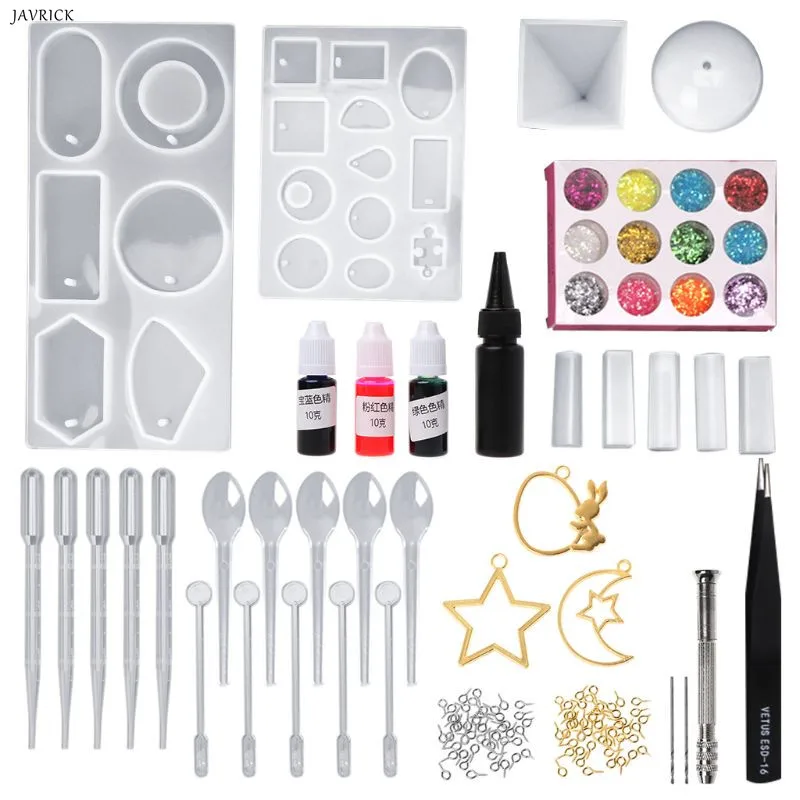 Resin Casting Molds Epoxy Handicraft Kit Silicone Mold Making Jewelry Pendant Necklace Mould Craft DIY Set Handmade
Resin Casting Molds Epoxy Handicraft Kit Silicone Mold Making Jewelry Pendant Necklace Mould Craft DIY Set Handmade