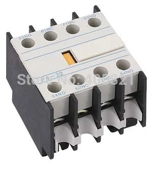 4NO Contact auxiliary F4-40 Auxiliary contactor block LA1-DN40 for LC1 CJX2 AC Contactor
4NO Contact auxiliary F4-40 Auxiliary contactor block LA1-DN40 for LC1 CJX2 AC Contactor