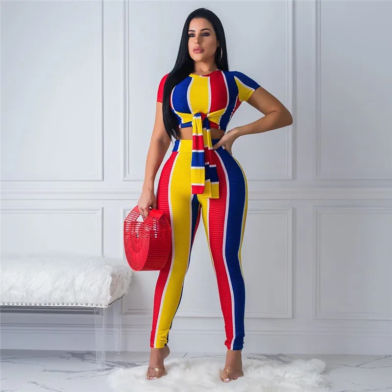 Striped 2 Piece Women Set Summer Tracksuit Two Piece Crop Top and Pants Set Sweatsuit Matching Sets 2 Piece Outfits for Women
Striped 2 Piece Women Set Summer Tracksuit Two Piece Crop Top and Pants Set Sweatsuit Matching Sets 2 Piece Outfits for Women