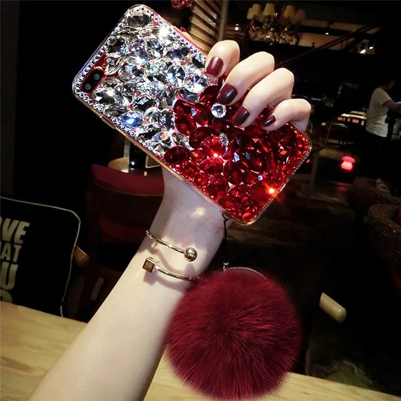 1Pcs 3D Handmade Luxury Sparkle Crystal Rhinestone Plush Ball Diamond Phone Case For iphone 5 5s SE 6 6s 7 8 Plus X Xs XR Xs Max
1Pcs 3D Handmade Luxury Sparkle Crystal Rhinestone Plush Ball Diamond Phone Case For iphone 5 5s SE 6 6s 7 8 Plus X Xs XR Xs Max