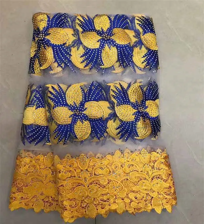Latest yelliow fancy stones lace hot sale high quality african guipure lace fabric for sewing nigerian cord lace fabric ZQ1-2
Latest yelliow fancy stones lace hot sale high quality african guipure lace fabric for sewing nigerian cord lace fabric ZQ1-2
