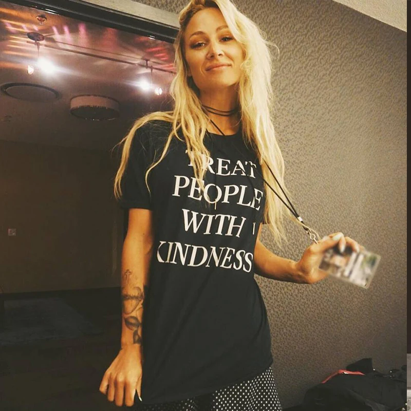Treat People with Kindness T-Shirt Women Graphic Yellow Tee Aesthetic Casual Purle Cotton Tops Girl Like Tumblr Crewneck Shirt
Treat People with Kindness T-Shirt Women Graphic Yellow Tee Aesthetic Casual Purle Cotton Tops Girl Like Tumblr Crewneck Shirt