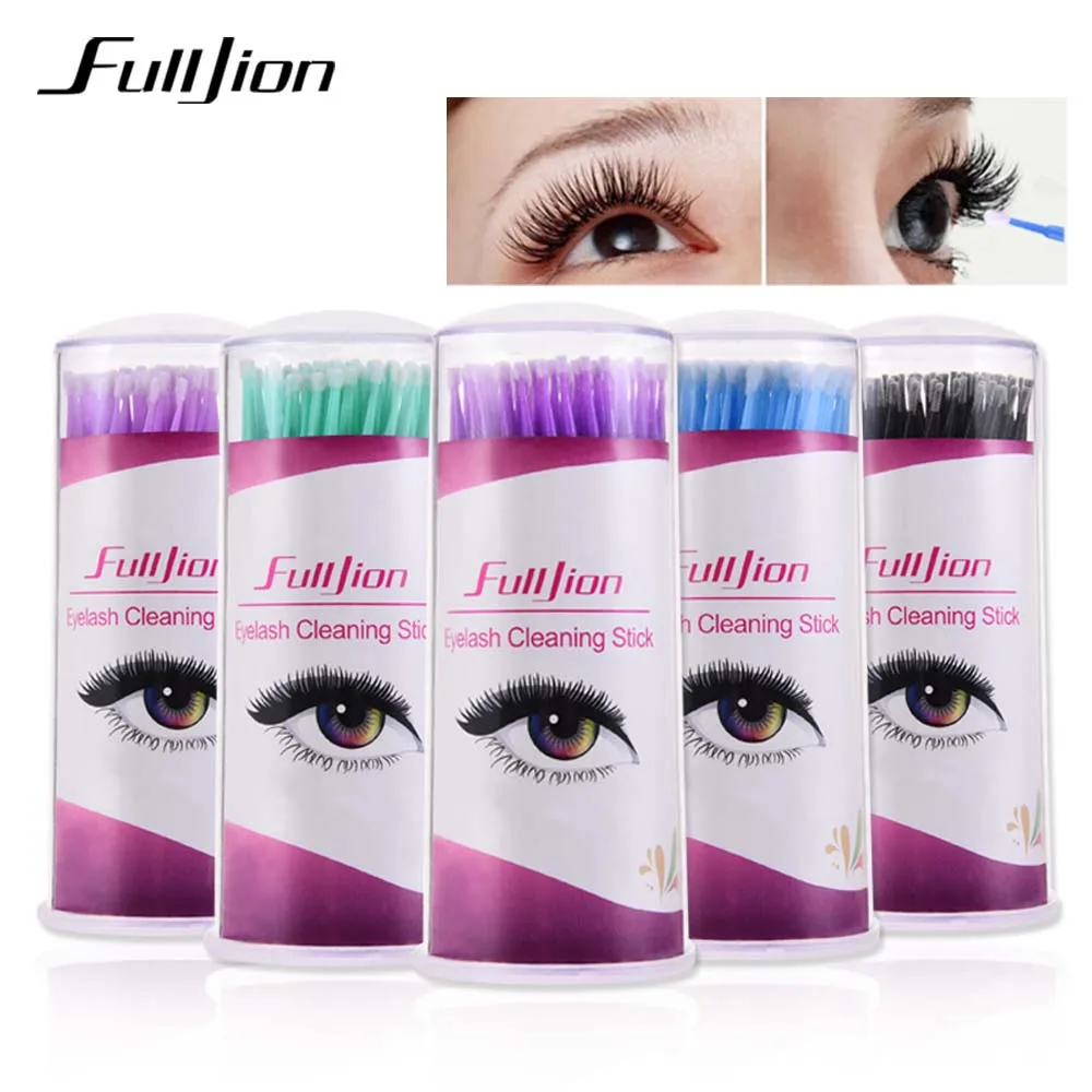 Fulljion 100pcs/lot Durable Micro Disposable Eyelash Extension Individual Applicators Mascara Brush Eyelash Glue Cleaning Stick
Fulljion 100pcs/lot Durable Micro Disposable Eyelash Extension Individual Applicators Mascara Brush Eyelash Glue Cleaning Stick