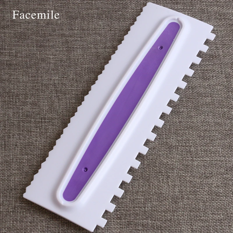 1PCS Plastic Dough Icing Fondant Scraper Gift Decorating Baking Pastry Tools Plain Smooth Jagged Edge Spatulas Cutters 53046
1PCS Plastic Dough Icing Fondant Scraper Gift Decorating Baking Pastry Tools Plain Smooth Jagged Edge Spatulas Cutters 53046