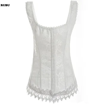 overbust White Corsets and Bustiers Open Floral Lace White Corset Bustier Tops Gothic CorpetesSexy For Women
overbust White Corsets and Bustiers Open Floral Lace White Corset Bustier Tops Gothic CorpetesSexy For Women