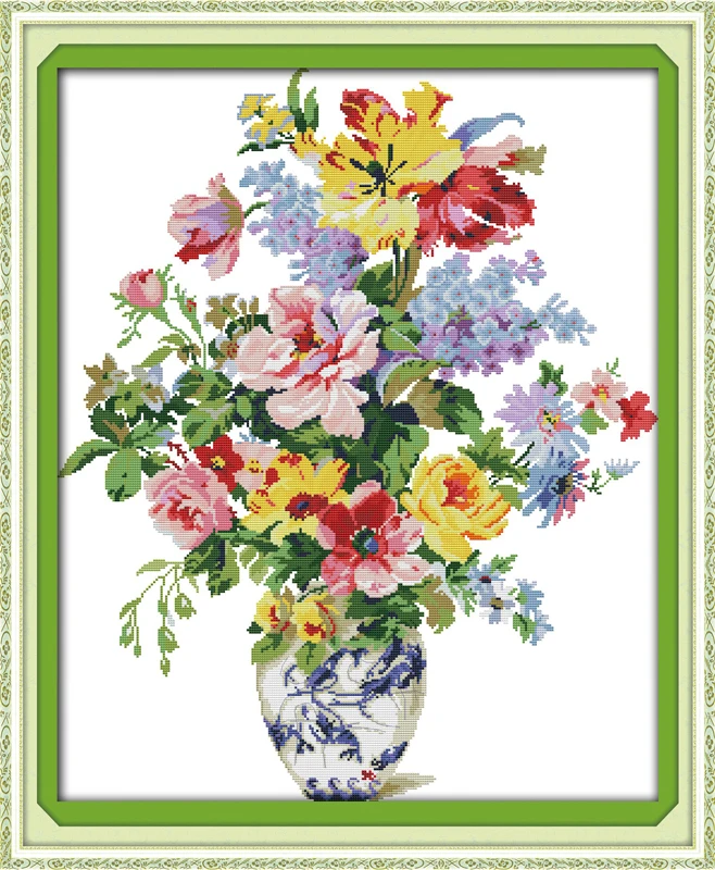 Flowers blooming (2) cross stitch kit flower 14ct 11ct printed fabric canvas stitching embroidery DIY handmade needlework
Flowers blooming (2) cross stitch kit flower 14ct 11ct printed fabric canvas stitching embroidery DIY handmade needlework