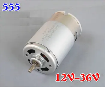 12V-36V RM550-555 miniature DC permanent magnet motor low-speed electric motor power tools DIY
12V-36V RM550-555 miniature DC permanent magnet motor low-speed electric motor power tools DIY