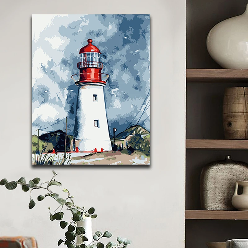 Lighthouse Defend Picture Painting By Numbers Seascape Landscape building with kits package On Canvas coloring paint by numbers
Lighthouse Defend Picture Painting By Numbers Seascape Landscape building with kits package On Canvas coloring paint by numbers