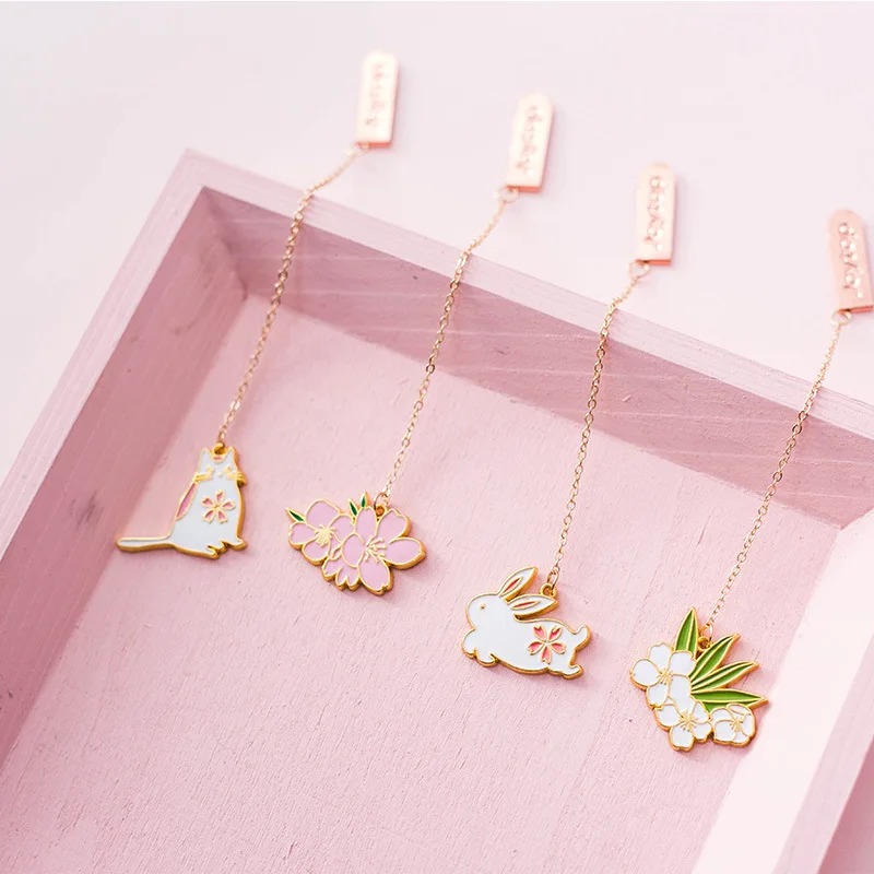Sakura Metal Bookmarks For Books Cute Pocket Book Pendant Book Mark Student Stationery
Sakura Metal Bookmarks For Books Cute Pocket Book Pendant Book Mark Student Stationery