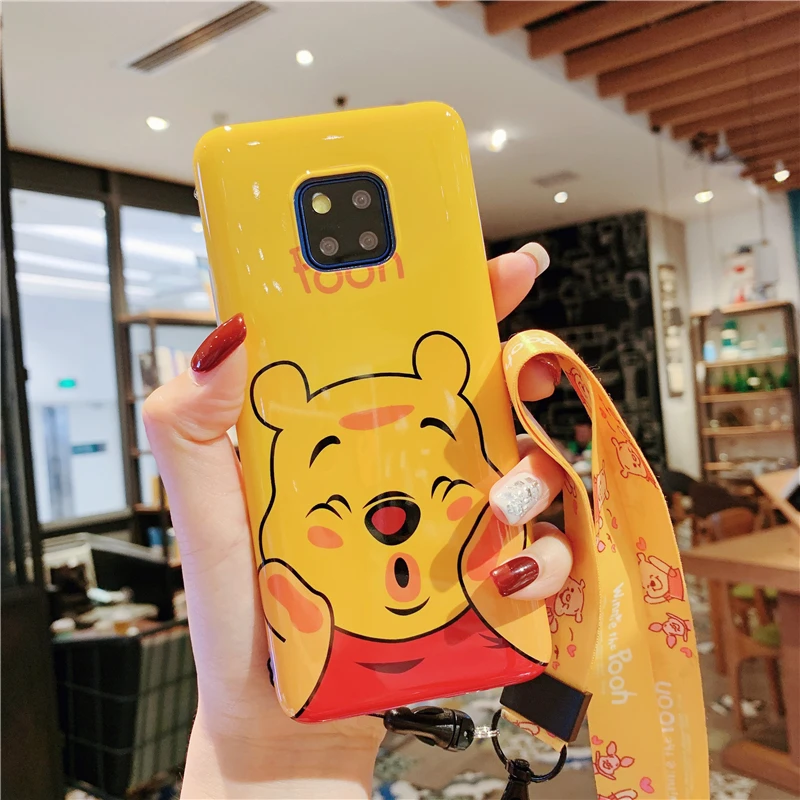 For Huawei p30 P20 stitch Case,Cute winnie pink panther Soft phone Cover for Huawei mate20 pro nova4 cover +Strap
For Huawei p30 P20 stitch Case,Cute winnie pink panther Soft phone Cover for Huawei mate20 pro nova4 cover +Strap