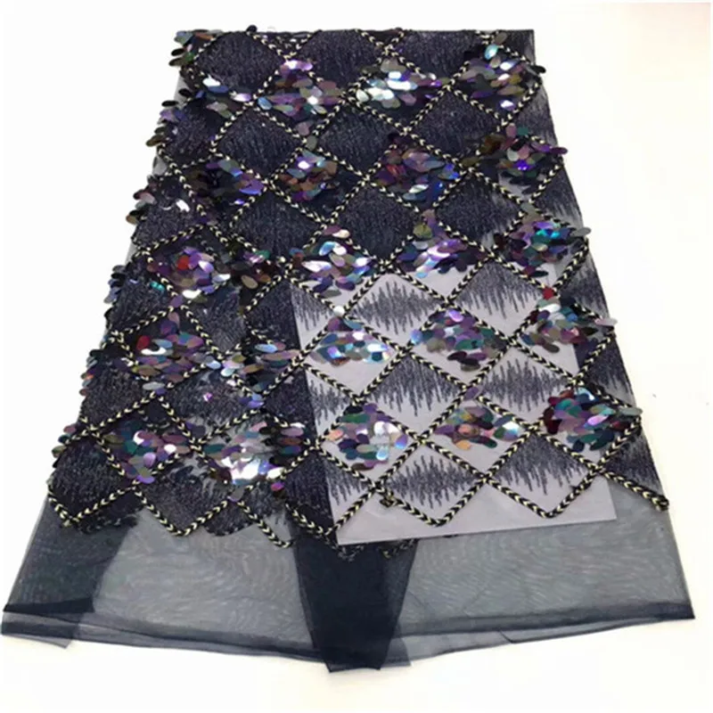 2019 Latest Nigeria Mesh Fabric with Sequins black Lace Fabric Newest French Tulle Lace Fabric For Evening Party Dress
2019 Latest Nigeria Mesh Fabric with Sequins black Lace Fabric Newest French Tulle Lace Fabric For Evening Party Dress