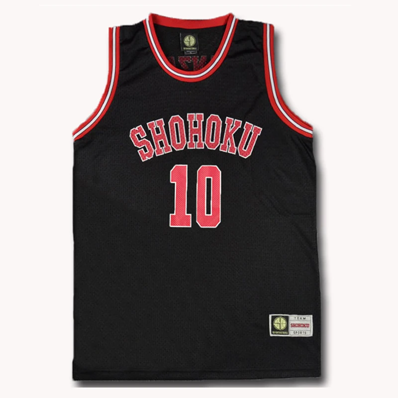 New SLAM DUNK Cosplay Costume Shohoku School Basketball Team 1-15 Sakuragi Hanamichi Black Jersey Tops Shirt Sports Wear Uniform
New SLAM DUNK Cosplay Costume Shohoku School Basketball Team 1-15 Sakuragi Hanamichi Black Jersey Tops Shirt Sports Wear Uniform