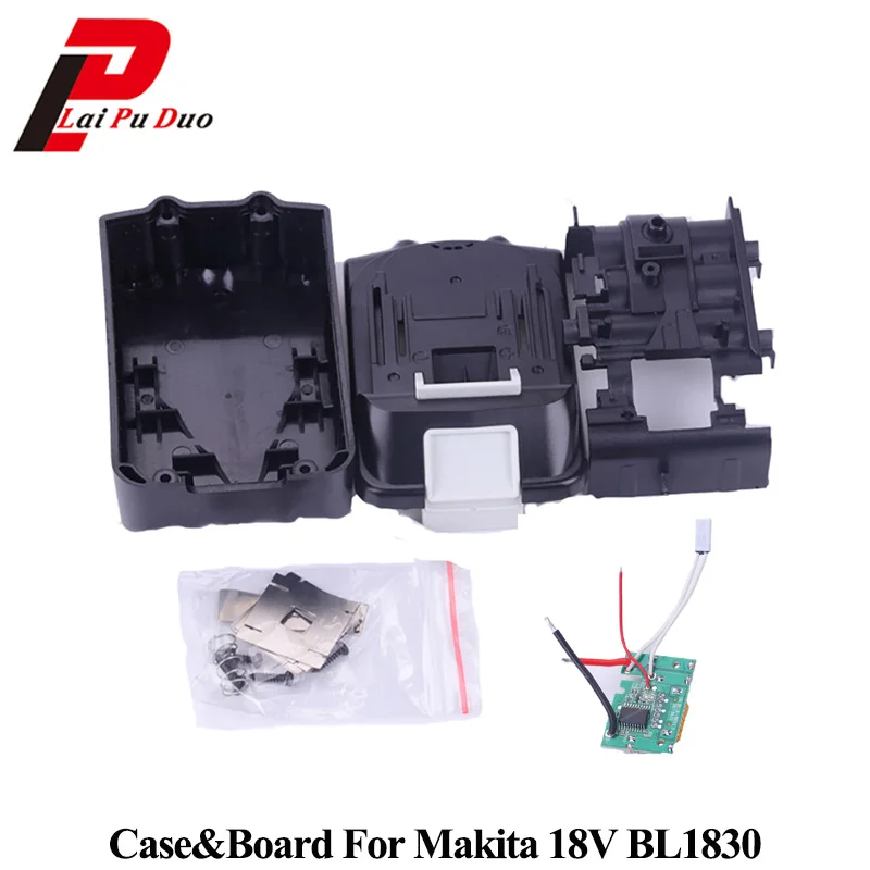 BL1830 Battery Plastic Case (no battery cells) and PCB Circuit Board Set For MAKITA 18V 3.0Ah 4.0Ah 5.0Ah BL1840 BL1850 Batteria
BL1830 Battery Plastic Case (no battery cells) and PCB Circuit Board Set For MAKITA 18V 3.0Ah 4.0Ah 5.0Ah BL1840 BL1850 Batteria