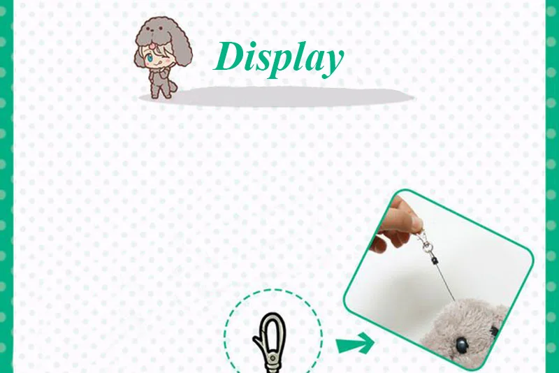 Cute Yuri on ice Victor Puppy Poodle Dog Plush Toy Makkachin Pet Dog Paper Box Keychain Pendant Cosplay Decoration Toy Kids Gift (5)