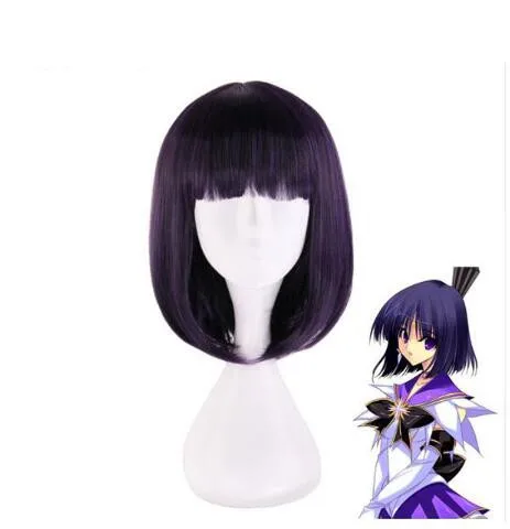 Anime Sailor Moon Sailor Saturn Cosplay Wigs Tomoe Hotaru Purple Black Mix Short Bobo Synthetic Hair Wigs + Wig Cap
Anime Sailor Moon Sailor Saturn Cosplay Wigs Tomoe Hotaru Purple Black Mix Short Bobo Synthetic Hair Wigs + Wig Cap