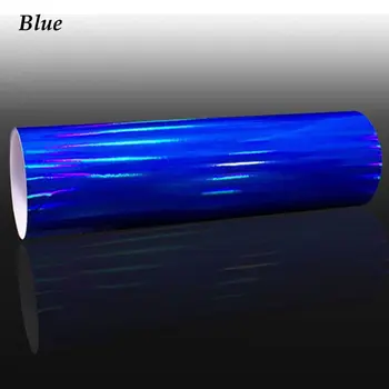 Blue Holographic Chrome Vinyl Wrap Rainbow Finish Roll 4.9ft x 20" DIY Air-Release Adhesive Film 1.49x0.5m
Blue Holographic Chrome Vinyl Wrap Rainbow Finish Roll 4.9ft x 20" DIY Air-Release Adhesive Film 1.49x0.5m
