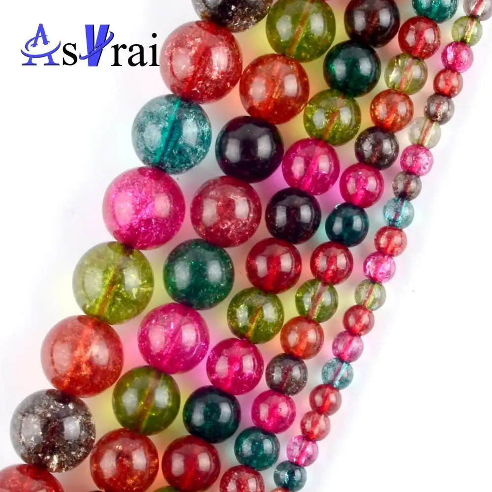 Natural Multicolor Snow Cracked Crystal Stone Round Loose Beads For Jewelry Making 4mm-12mm Spacer Beads Diy Handmade Jewellery
Natural Multicolor Snow Cracked Crystal Stone Round Loose Beads For Jewelry Making 4mm-12mm Spacer Beads Diy Handmade Jewellery