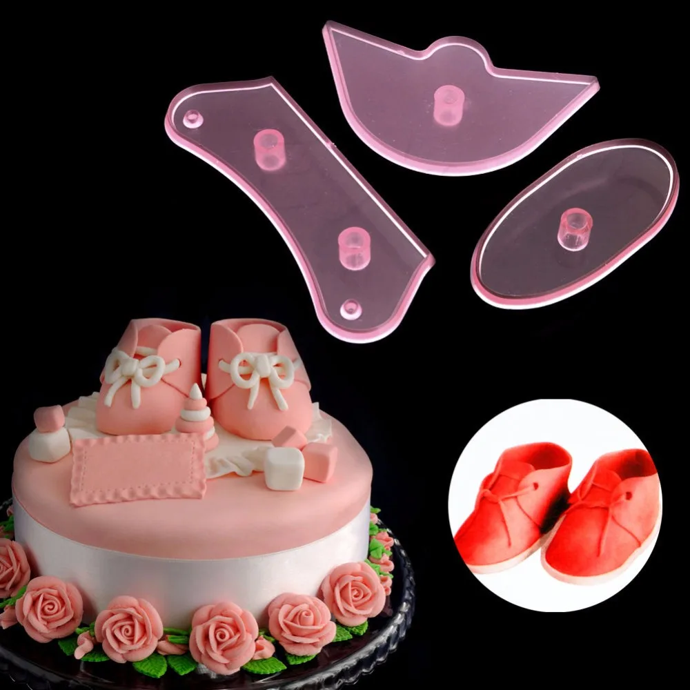 3Pcs/set Baby Shoes Birthday Cake Decorating Mold Cutter Fondant Sugarcraft DIY Tools
3Pcs/set Baby Shoes Birthday Cake Decorating Mold Cutter Fondant Sugarcraft DIY Tools