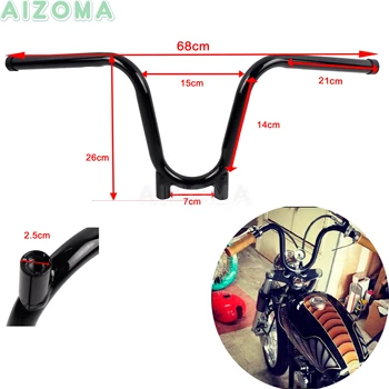 Motorcycles Black 1 inch & 25mm APE Bootlegger Bars Rise 9.5" Handlebars For Harley Sportster Dyna Chopper Bobber 1982-2017
Motorcycles Black 1 inch & 25mm APE Bootlegger Bars Rise 9.5" Handlebars For Harley Sportster Dyna Chopper Bobber 1982-2017