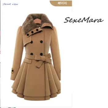 Double Breasted Dark-blue Casual Fashion Coat Plus Size 2019 Slim Solid Long Fall Coat Women
Double Breasted Dark-blue Casual Fashion Coat Plus Size 2019 Slim Solid Long Fall Coat Women