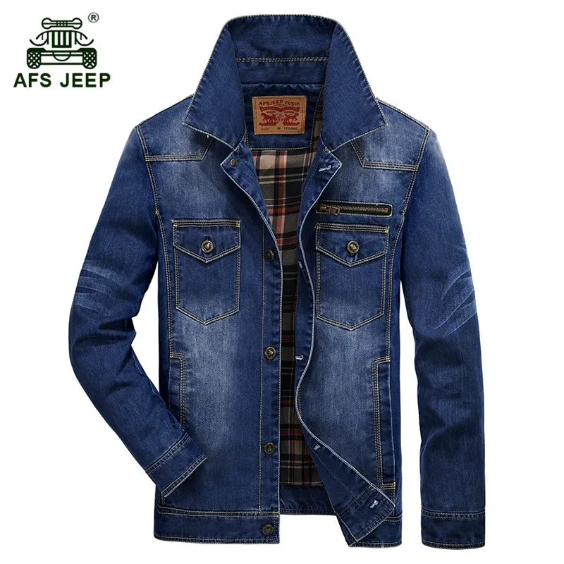 AFS JEEP 2017 High quality men's autumn casual brand cotton fashion cowboy jacket coat man spring denim blue jackets outerwear
AFS JEEP 2017 High quality men's autumn casual brand cotton fashion cowboy jacket coat man spring denim blue jackets outerwear