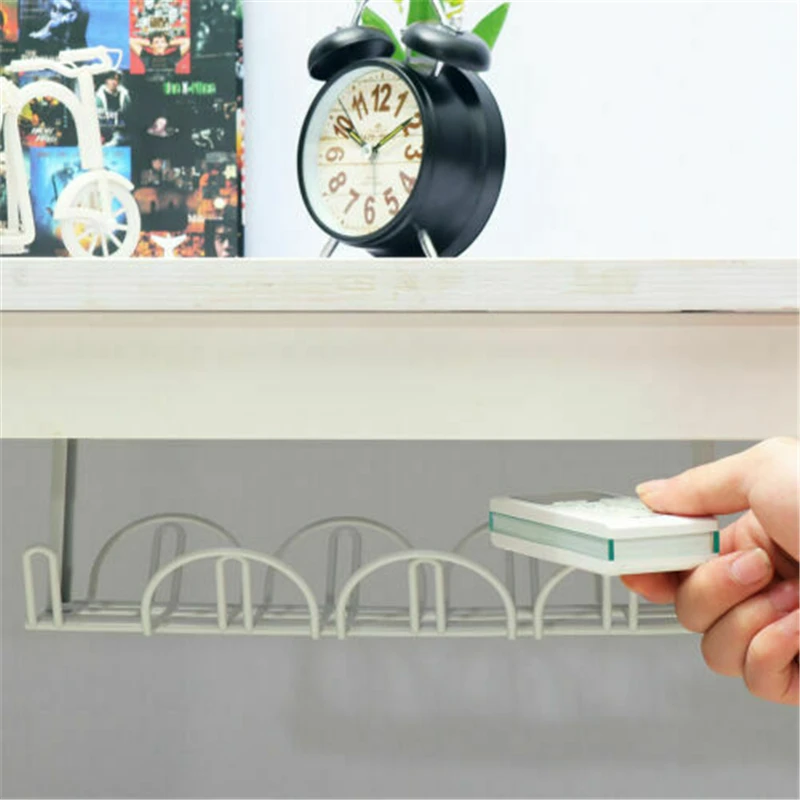 Power Line Rack Wire Cord Adapter Cable Management Self Adhesive Organizer Under Desk | Дом и сад